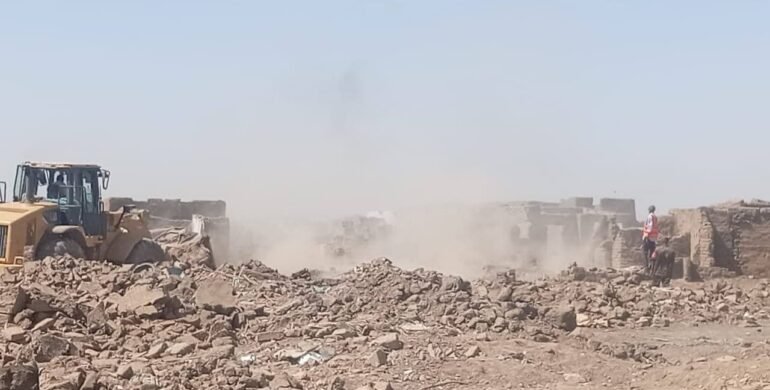 Organized campaigns to remove informal settlements have begun